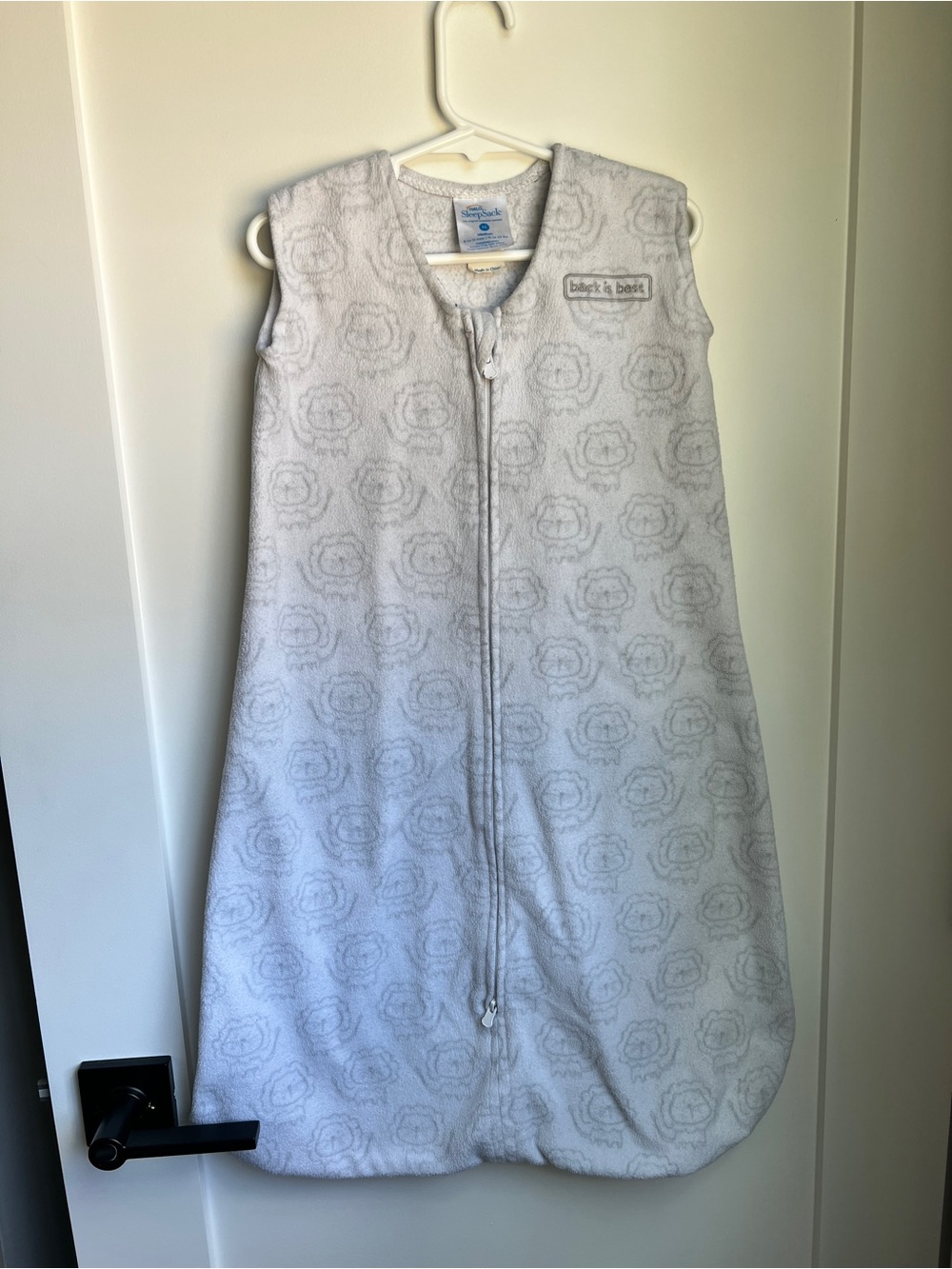 HALO SleepSack Wearable Blanket Gray Lion Print | Medium 6-12 Months